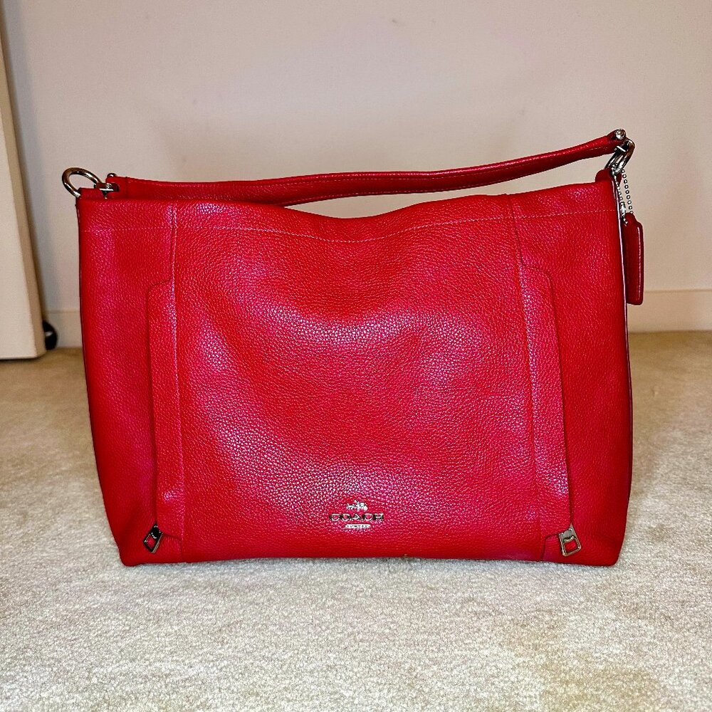 Coach Scout Shoulder Bag in Red